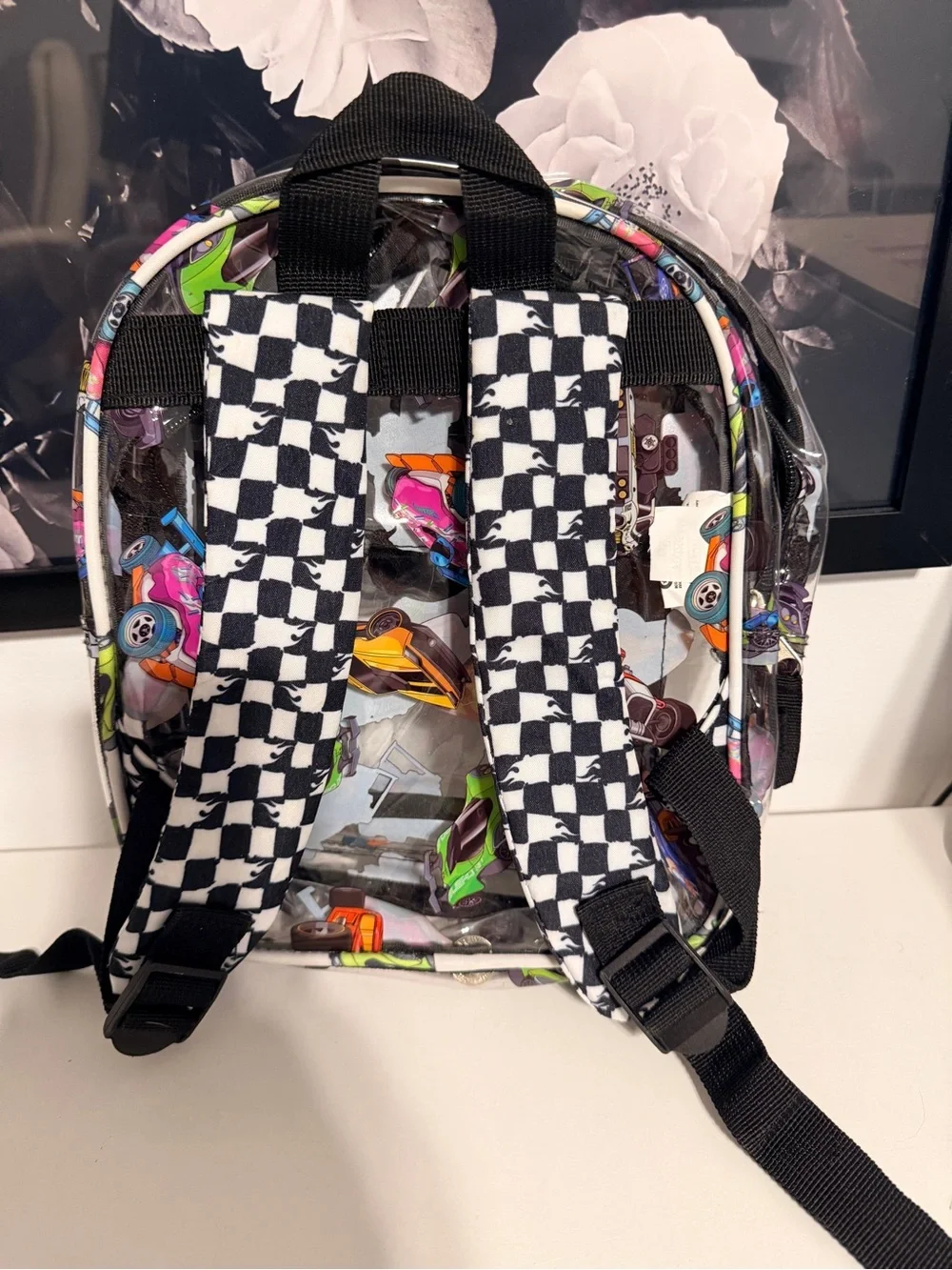 Kids Clear HotWheels Backpack